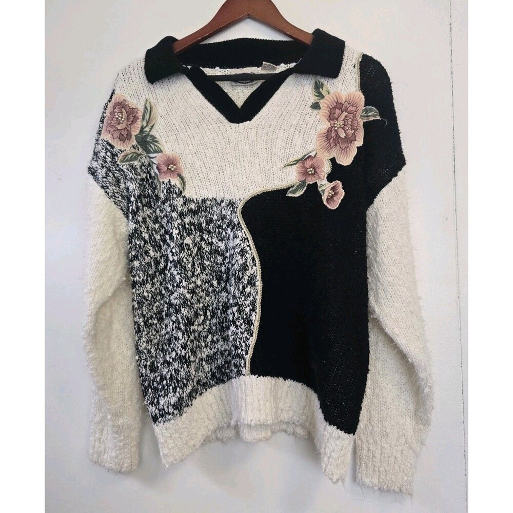 Separate Issue Sweater Womens 20‎ Plus Grandma Whimsigoth Fairy Grunge Floral